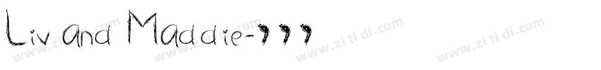 Liv and Maddie字体转换